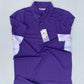 Men's Half Sleeve Purple Polo Shirt DLT394