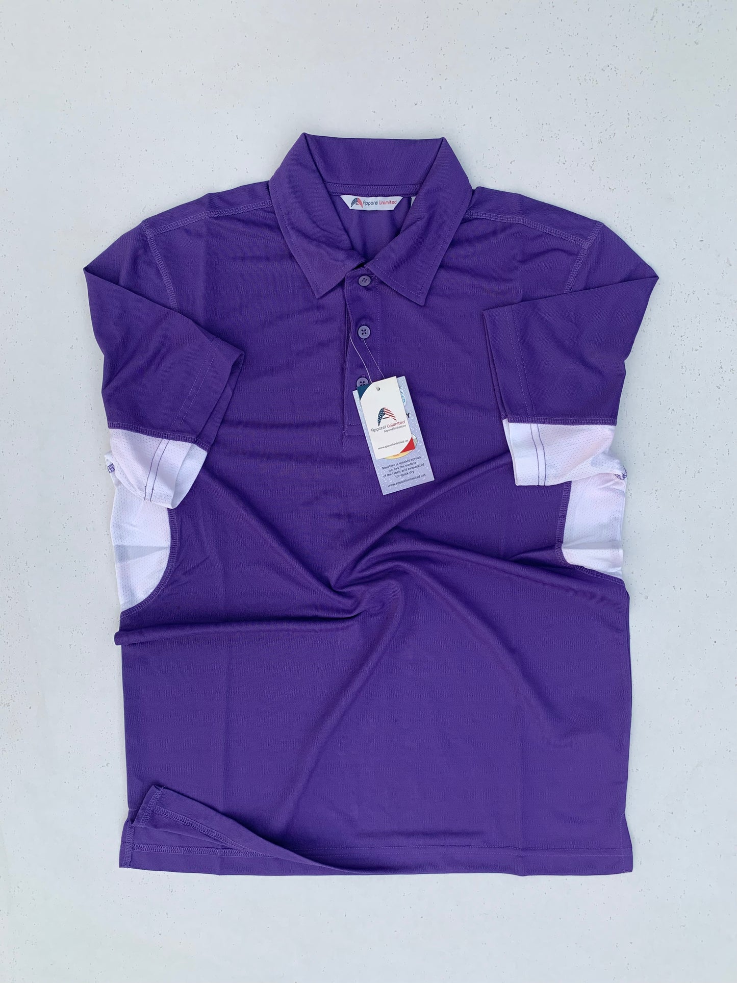 Men's Half Sleeve Purple Polo Shirt DLT394