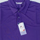 Men's Half Sleeve Purple Polo Shirt DLT394