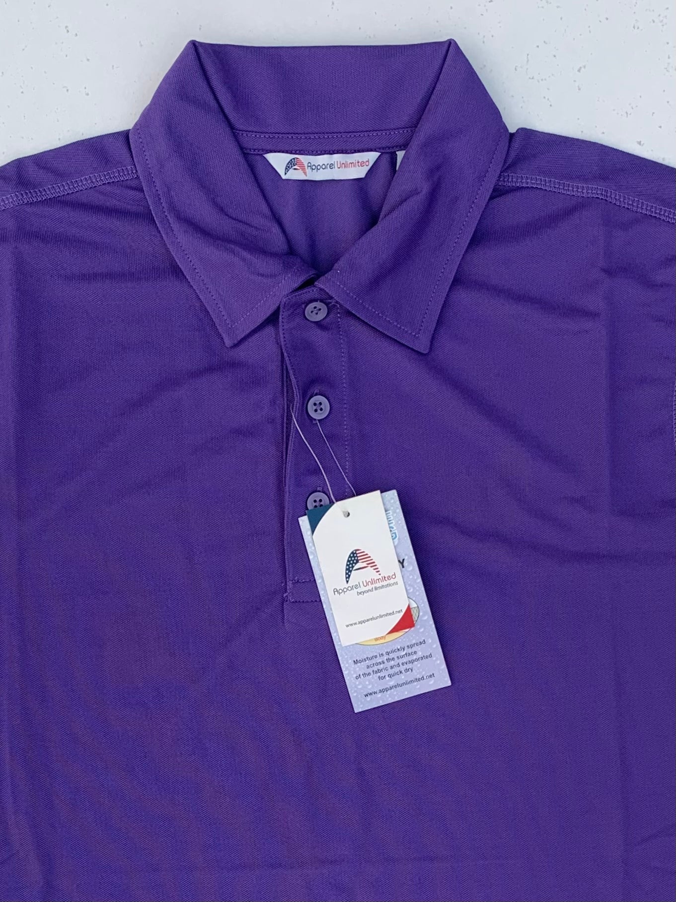 Men's Half Sleeve Purple Polo Shirt DLT394