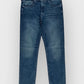 Men's Straight Fit Vintage Medium Blue Jean DL4306