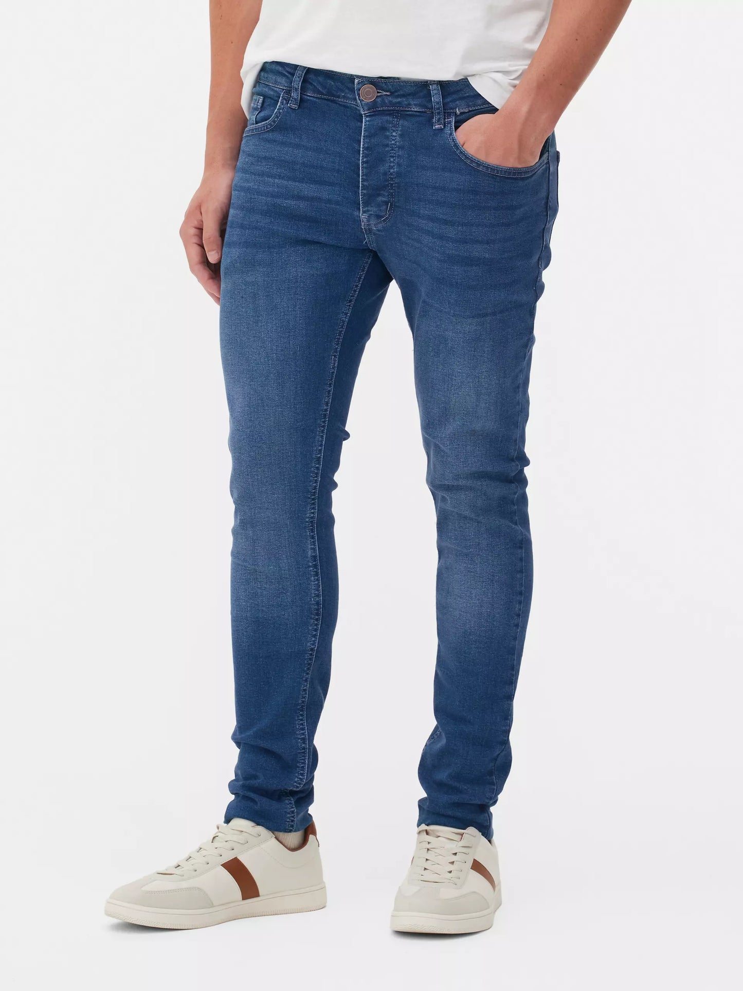 Men's Skinny Fit Medium Blue Jean DL4292