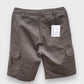 Men's Slim Fit Dark Brown Cotton Short DLT4003