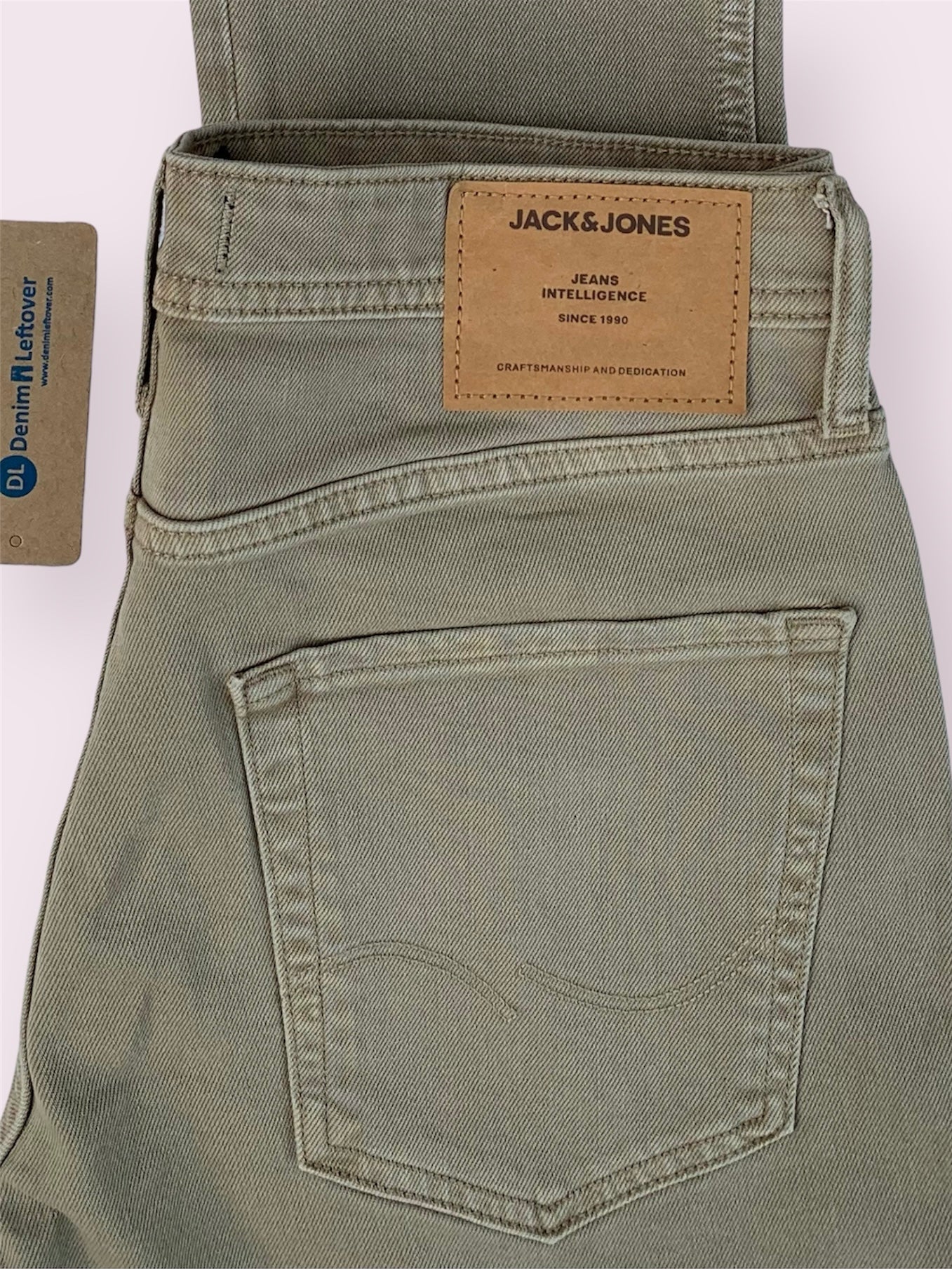 Men's Slim Fit Beige Color Jeans DL4255