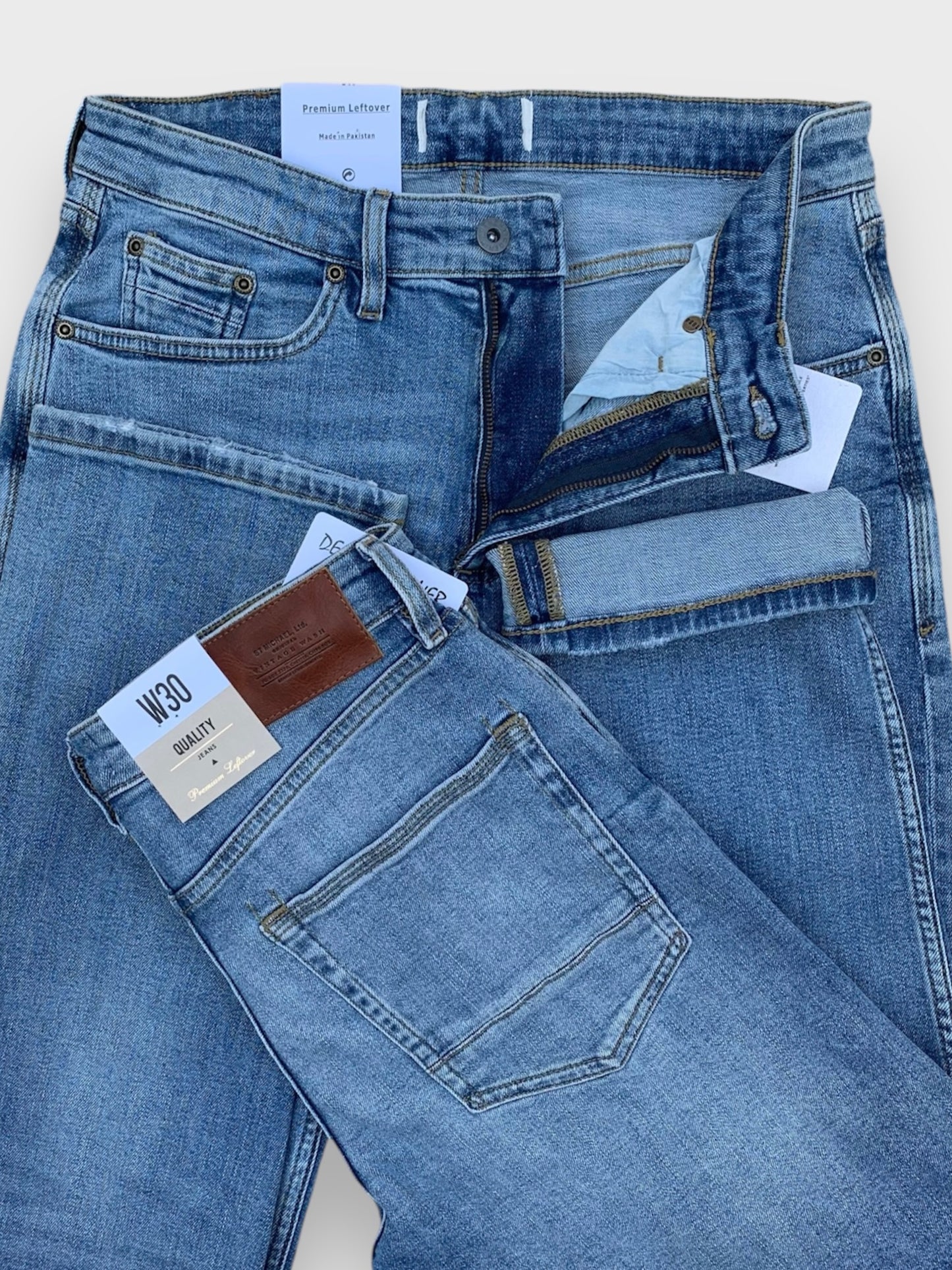 Men's Straight Fit Light Blue Jean DL4297-A