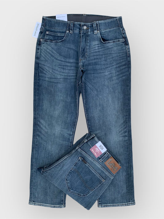 Men's Straight Fit Vintage Medium Blue Jean DL4313