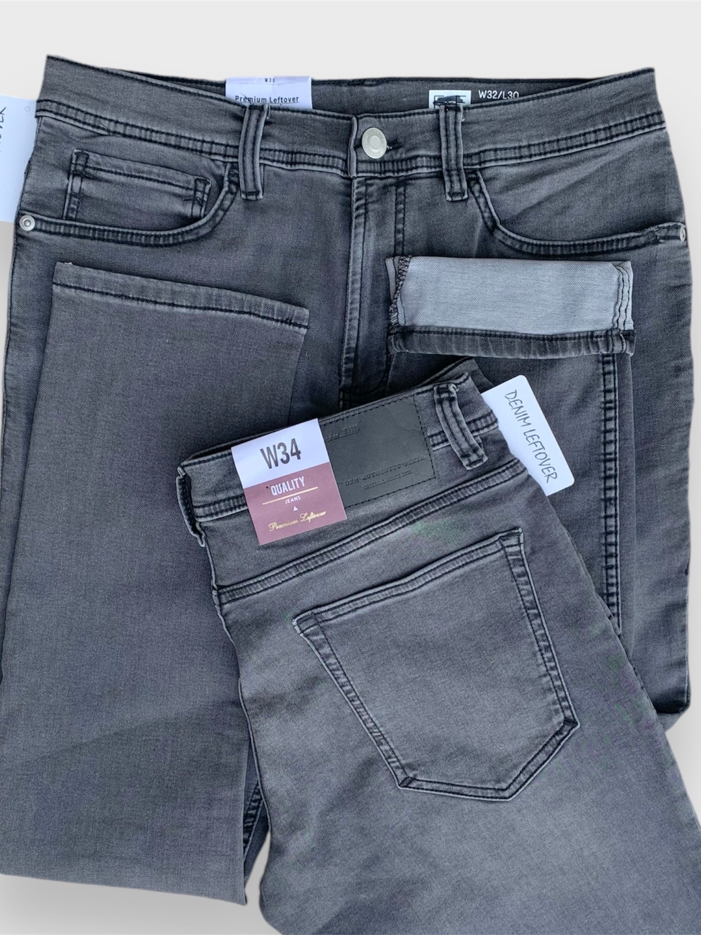 Men's Slim Fit Light Grey Jean DL4301 (Minor Fault)