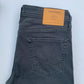 Men's Slim Fit Graphic Charcoal Jeans DL4258