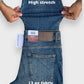 Men's Straight Fit Brownish Medium Blue Jean DL4281