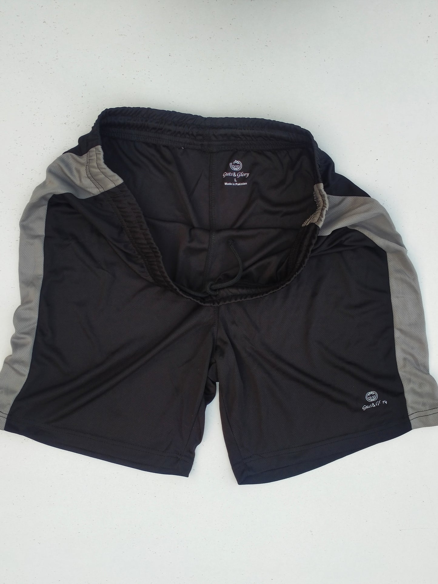 Men's Slim Fit Black/grey Short