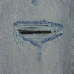 Men's Skinny Fit Ripped Light Blue Jean DL4214