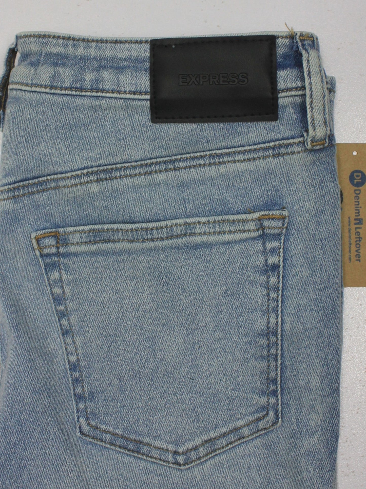 Men's Skinny Fit Ripped Light Blue Jean DL4214