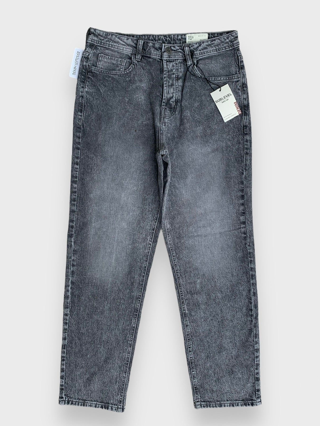 Men's Straight Fit Light Grey Jean DL4277