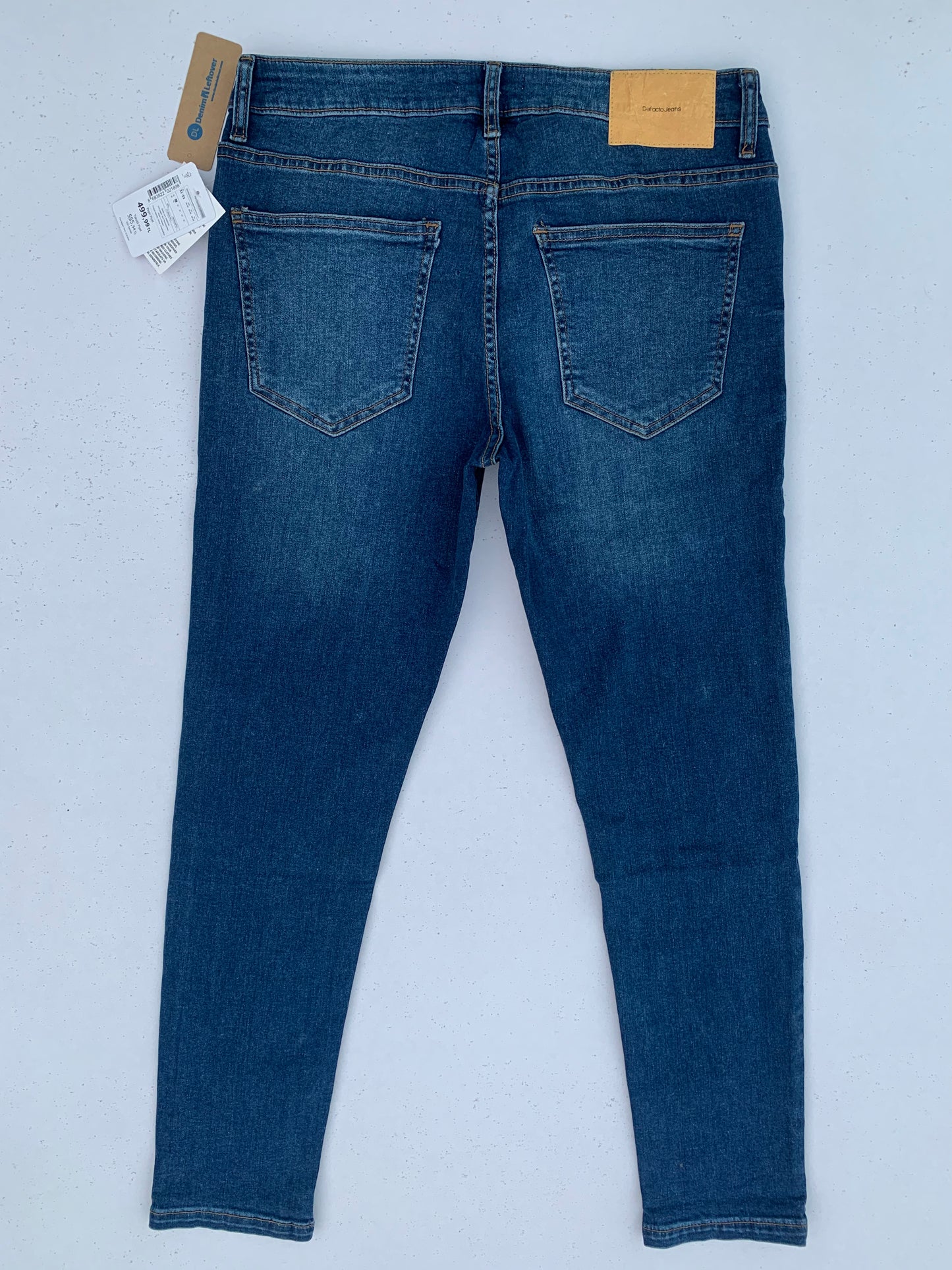 Medium Blue Print Jeans - Selling Fast at